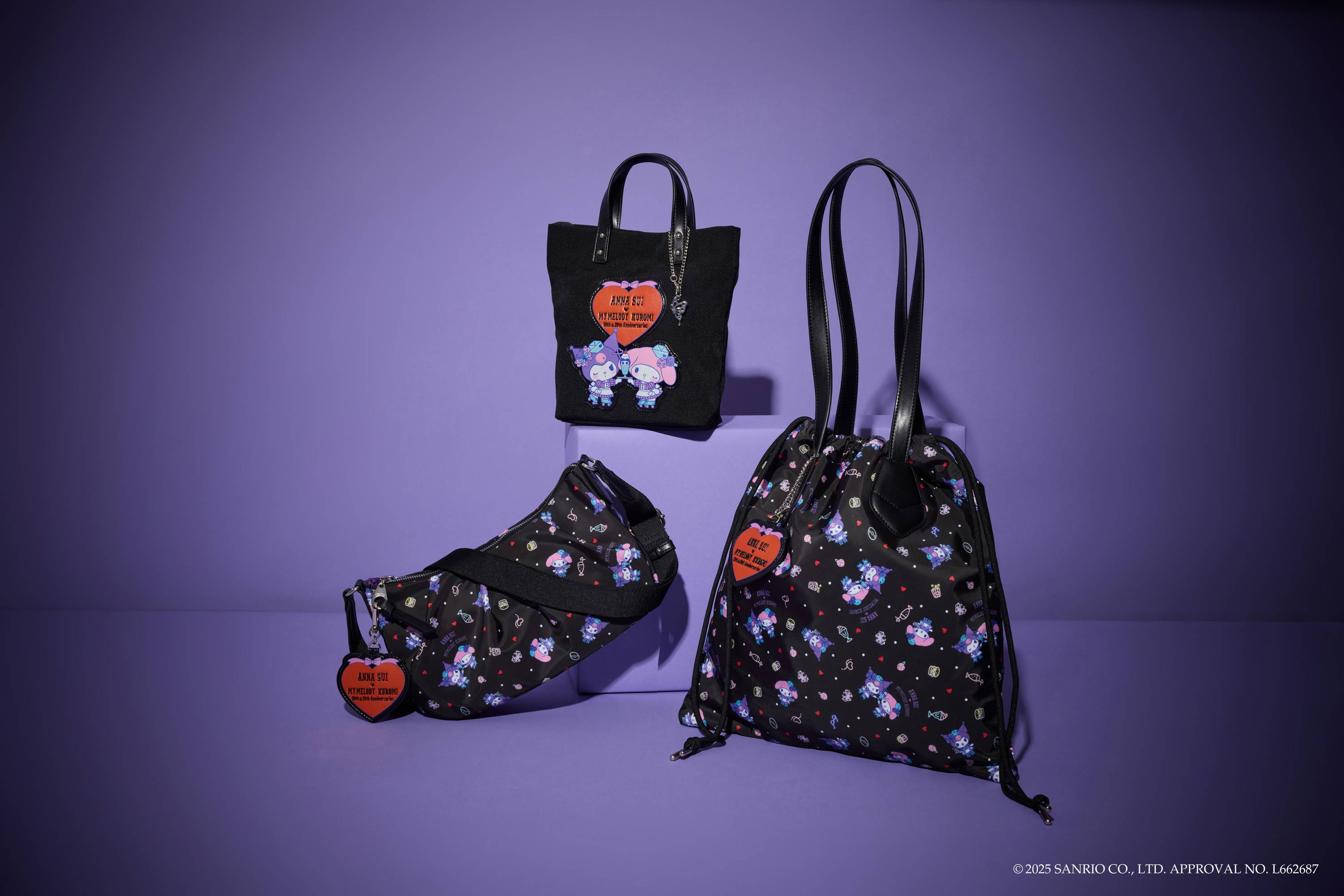 レア品　ANNA SUI×サンリオコラボ　ショルダーバッグ ANNA SUI mini(アナ スイ・ミニ)より「クロミ」とのスペシャル